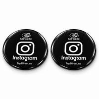 Instagram Epoxy NFC Tag