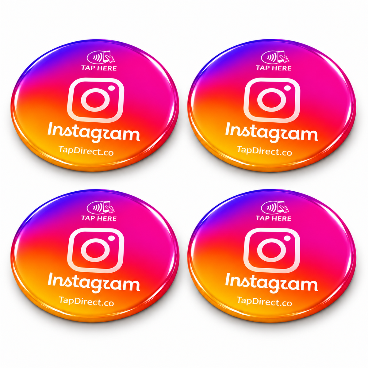 Instagram Epoxy NFC Tag