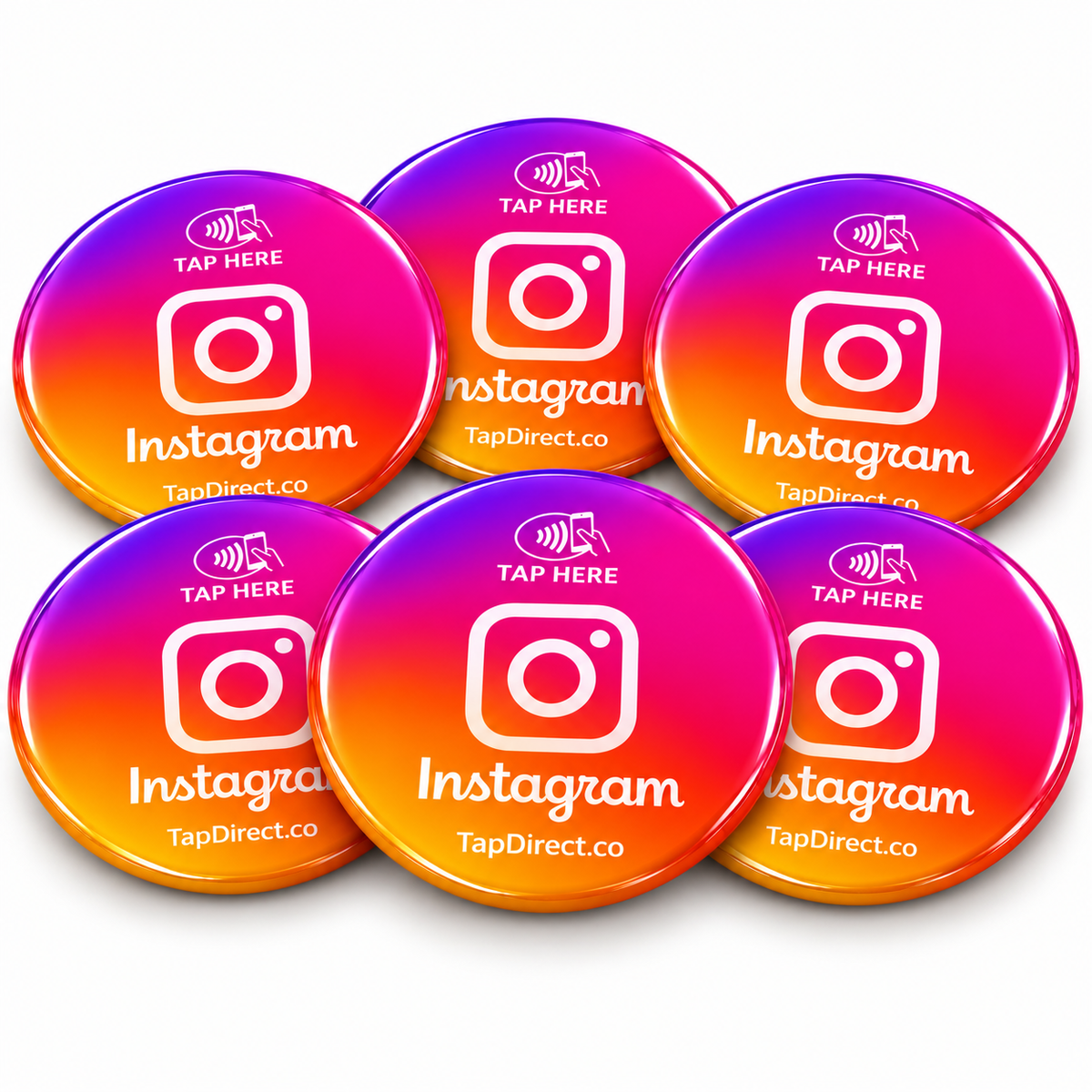 Instagram Epoxy NFC Tag