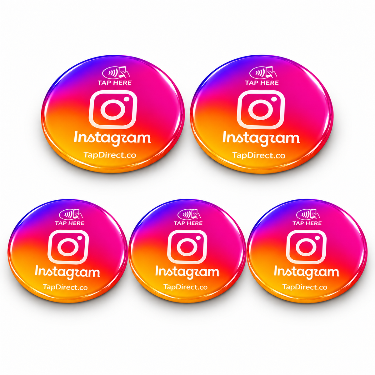 Instagram Epoxy NFC Tag