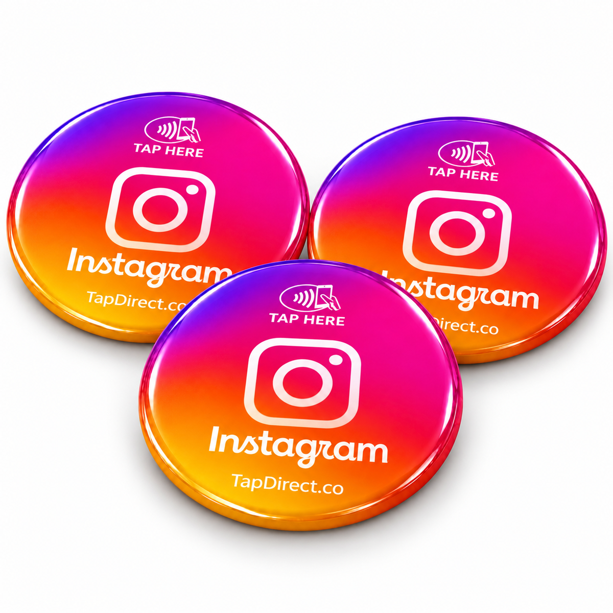 Instagram Epoxy NFC Tag