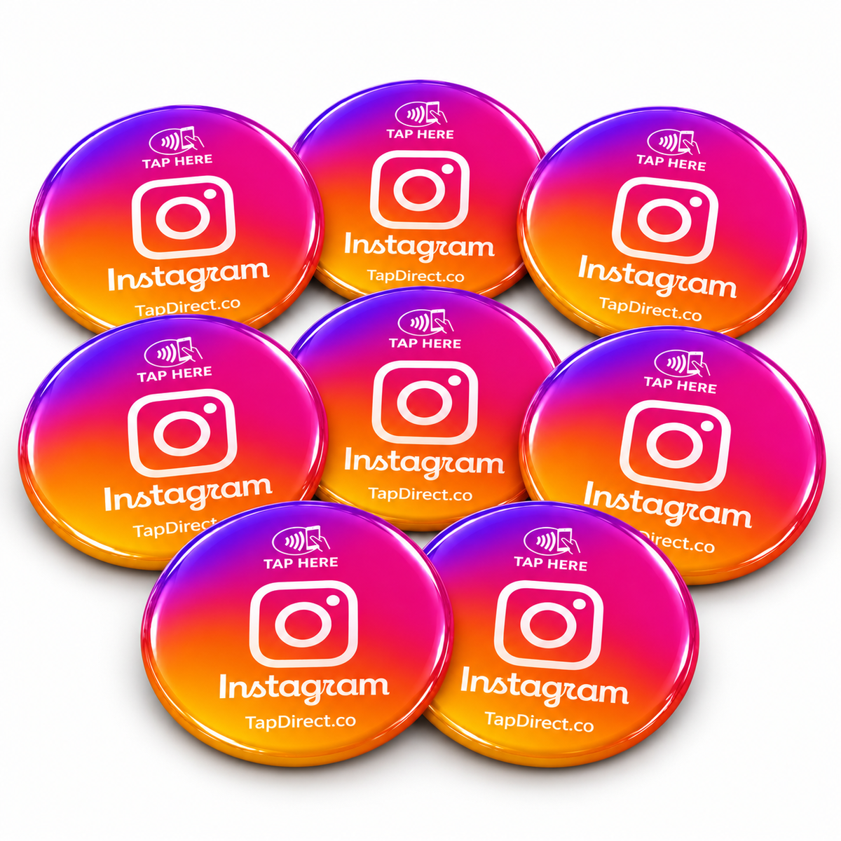 Instagram Epoxy NFC Tag