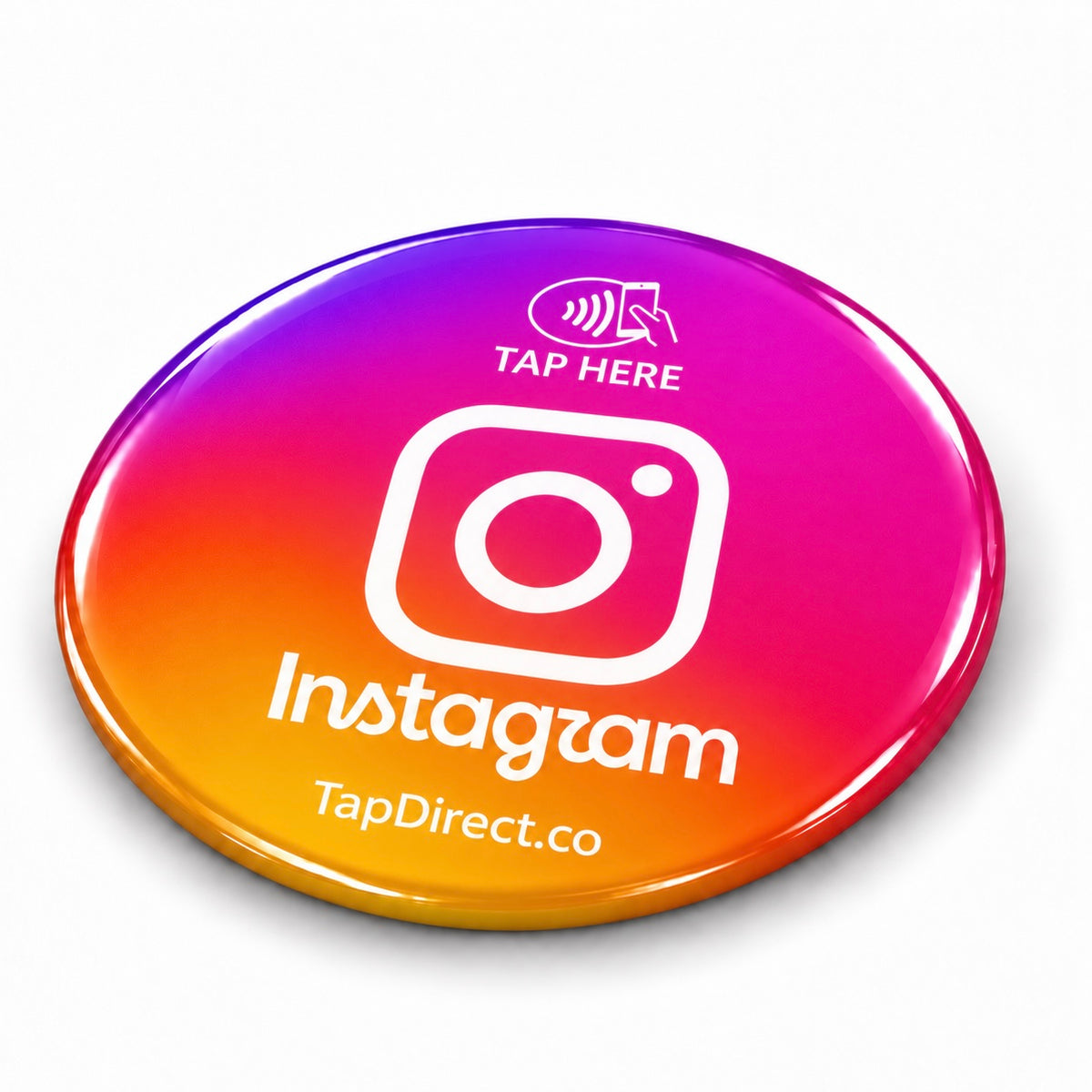 Instagram Epoxy NFC Tag