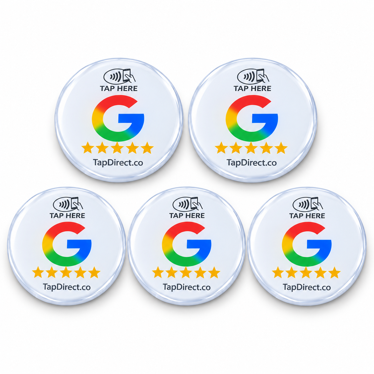 Google Review Epoxy NFC Tag