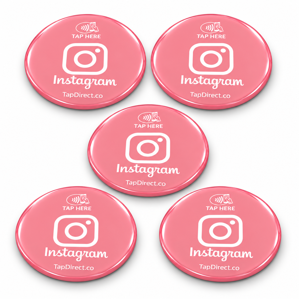 Instagram Epoxy NFC Tag